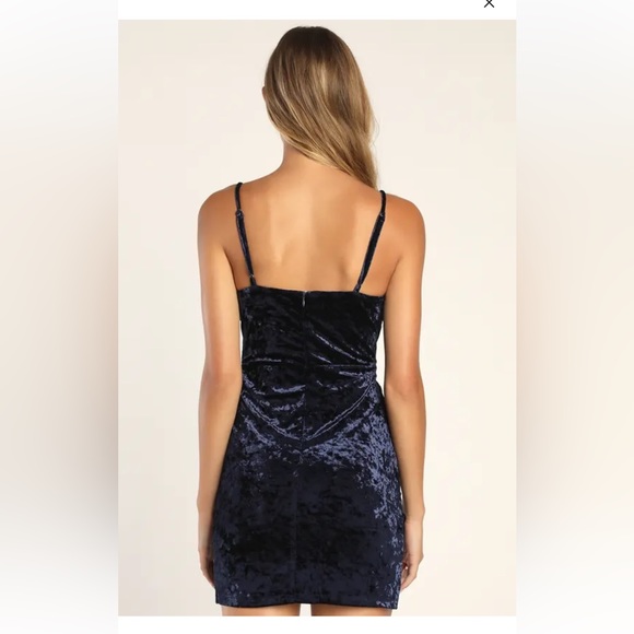 Lulus velvet mini dress - Picture 7 of 9